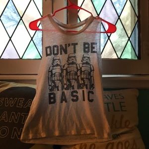 Don’t Be Basic Stormtrooper muscle shirt